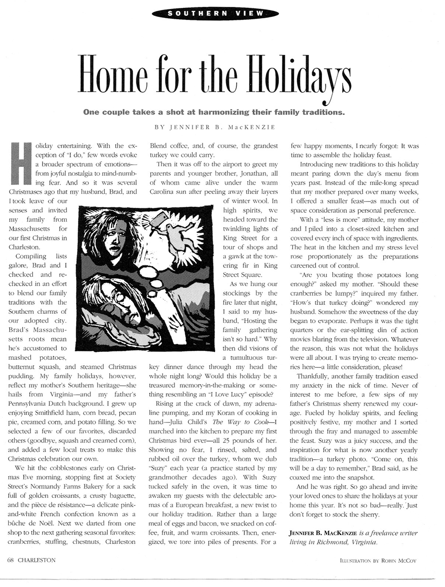 Home for the Holidays article